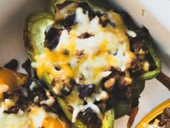 No Rice Mexican Stuffed Peppers