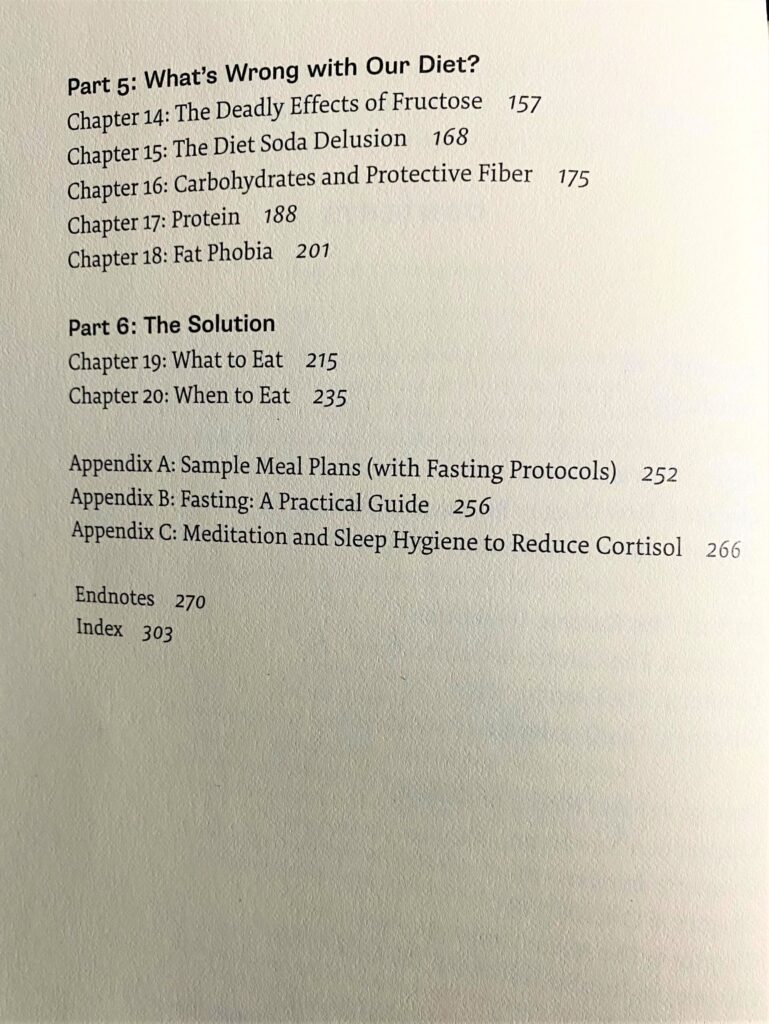 The Obesity Code_Table of Contents